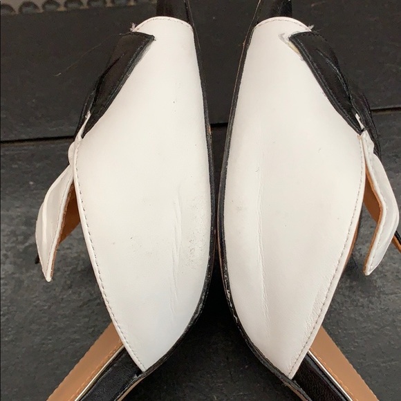 Badgley Mischka leather peep toe slingback classic - Picture 16 of 16